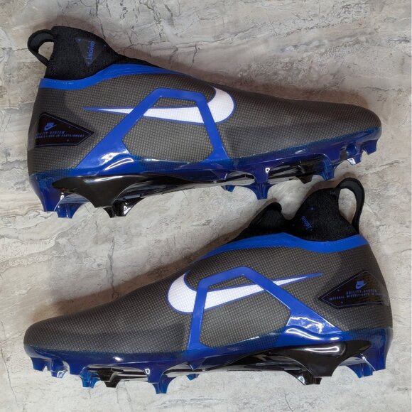 Nike Alpha Menace Elite 3 Men\'s 14 Black Royal Blue Football Cleats DM1792-003 main image 6